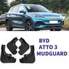 Compatible with 24 BYD Atto 03 Yuan Plus Models: Car Tire Mudguards and Leather.