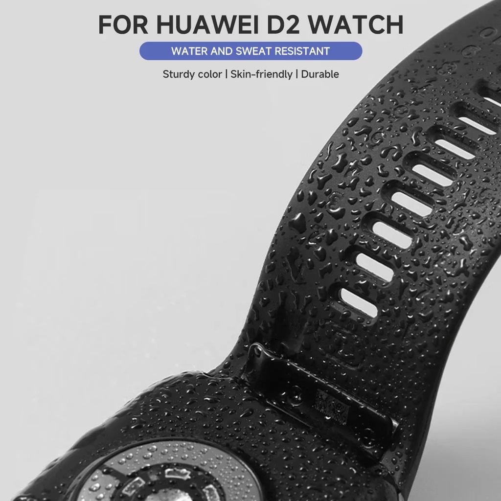 Для Huawei Watch D2 Силиконовый ремешок Мягкий спортивный ремешок Сменный браслет Дышащий ремешок для часов Для Huawei Watch D2 Наручный ремешок