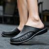 Men Shoes EVA Slip On Flats Shoes Men's Slippers Men Walking Half Slipper Comfortable Soft Household Sandals 2024