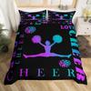 Пододеяльник Love Gymnastics King Queen, комплект постельного белья для занятий балетом на полу, неоново-розовый, для танцев, чехол из полиэстера