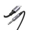UGREEN [MFi Certified] AUX Cable iPhone Lightning To 3.5mm Conversion Cable [High Resolution Sound Quality] Highly Durable Nylon Braid Compatible with