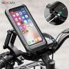 Universal Bicycle Motorcycle Phone Holder For Samsung iPhone Xiaomi OPPO Huawei Moto Scooter Waterproof Folding Mobile Phone Case Stand Support Capa