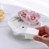1 шт. Керамическая ручная лепка Роза Бытовая мыльница для мыла Раковина в ванной Держатель для мыла Мыльница