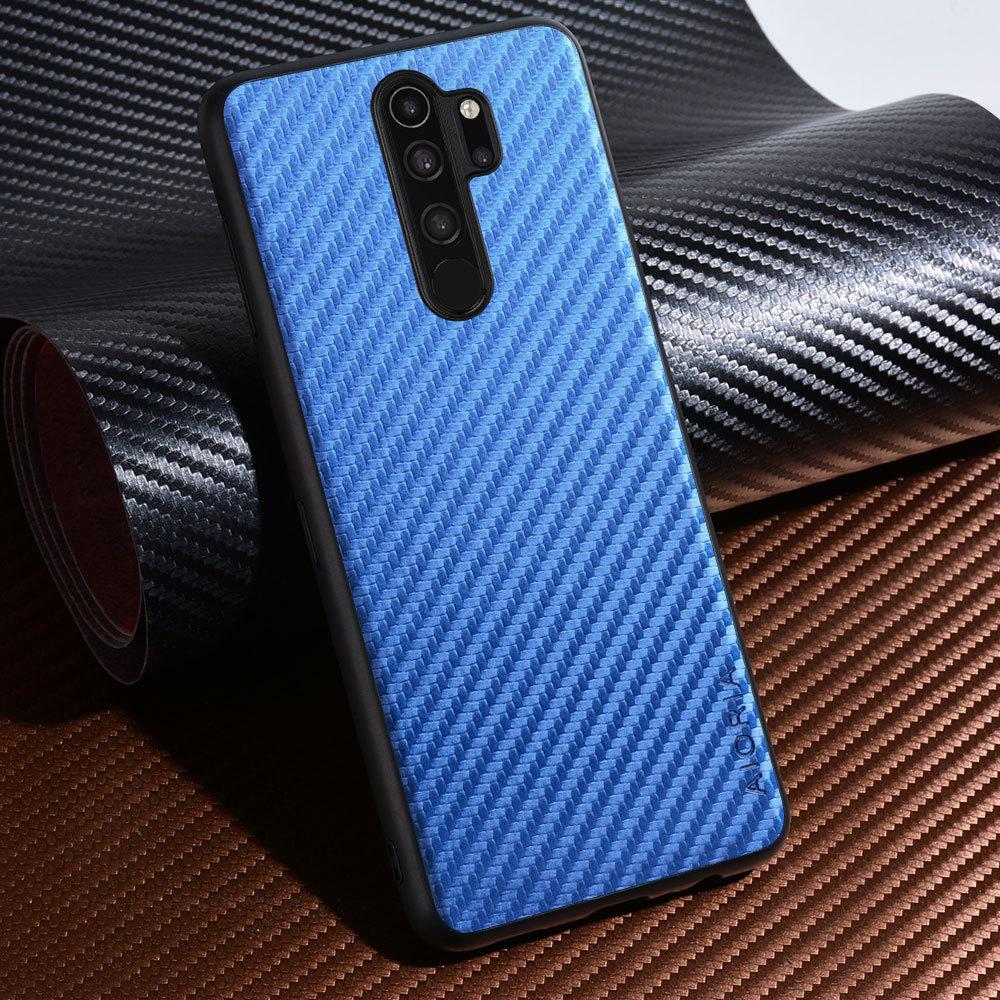 Чехол для телефона с текстурой углеродного волокна для Redmi Note 8 Pro, модный дизайн, мягкая задняя крышка, чехол Funda для Redmi Note 8T