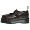 Dr. Martens Leather Fashion Round Toe Casual Shoes Women Shoes Brown 32018302