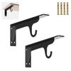 Heavy Duty Closet Shelf Bracket Sturdy Triangle Metal Bracket Wall Mount Hanger  Garden