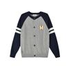 Children's Color Block Knitted Cardigan Sweater