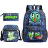 Unspeakable Backpack 3-Piece Set , Large Capacity Student Bookbag with Lunch Bag and Pencil Case, Water-Resistant, Durable