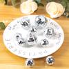 3-10cm Mirror Disco Ball Hanging Ornament Disco Ball Cake Topper for 70s Disco Party Wedding Birthday Party Bar Hen Night Decor