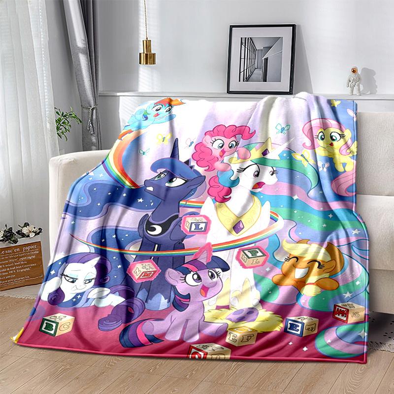 1 шт. Фланелевое одеяло My Little Pony Dash, Мягкий и уютный плед для домашнего декора, Покрывало на диван.B093