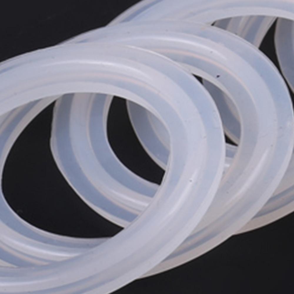 10pcs Durable Silicone Sealing Ring Flexible TC O-Ring Seal Sanitary Pipe System