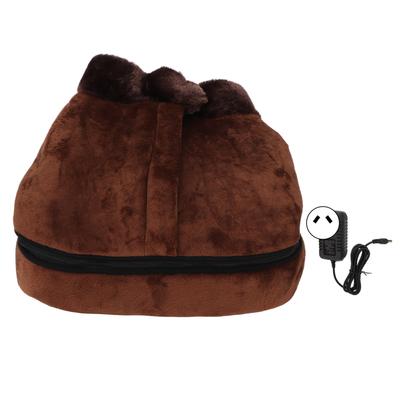 Электрический массажер для ног с подогревом, снимает усталость, съемный нагревательный массажер для ног, грелка 100‑240 В, Австралия