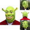 Маска Шрека Костюмный Аксессуар - Эластичный Дизайн Подходит для Всех Форм Головы для Хэллоуина Косплея Выступления
