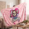 Warm Flannel BlanketChild's Play Chucky Tiffany Soft Cozy Throw Blanket for Bedroom Couch