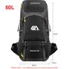 50л походный рюкзак дорожная сумка для мужчин большой походный рюкзак туристический рюкзак водонепроницаемый для спорта на открытом воздухе альпинизм альпинизм сумка