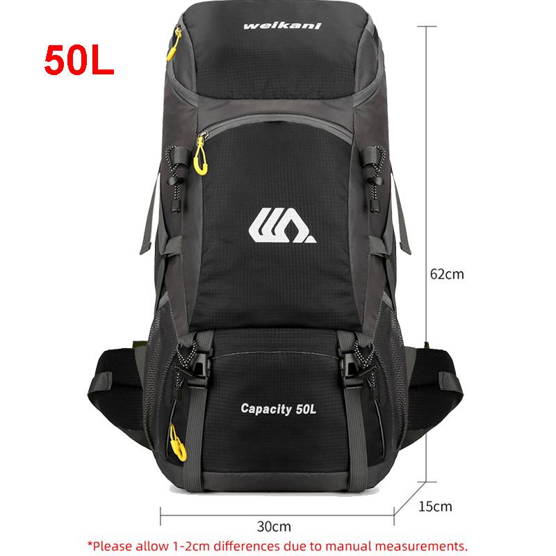 50л походный рюкзак дорожная сумка для мужчин большой походный рюкзак туристический рюкзак водонепроницаемый для спорта на открытом воздухе альпинизм альпинизм сумка