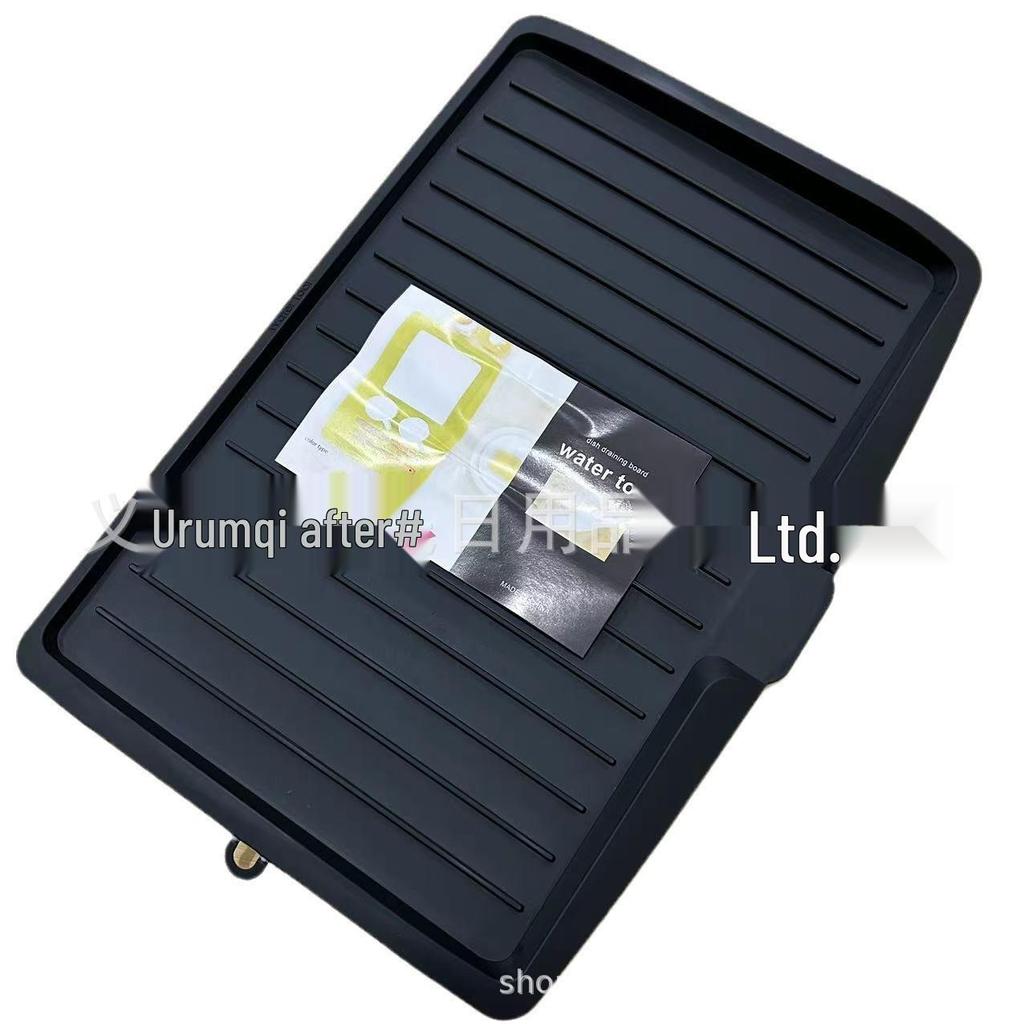 Rectangular Kitchen Drain Tray and Storage Rack for Fruits, Vegetables, and Tableware