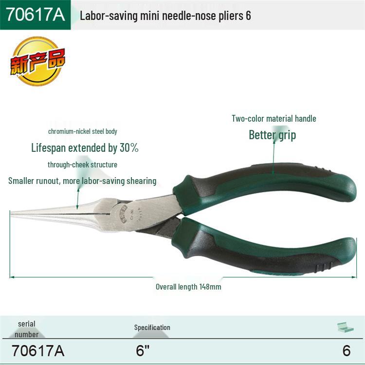 Набор мини-плоскогубцев для SATA-проводов: Инструменты с узкими губками, изогнутыми губками, плоскими губками