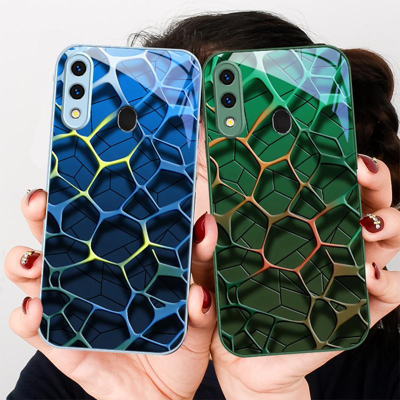 Абстрактное геометрическое искусство Для Samsung A20 30 22 23 24 25 26 31 32 A33 34 35 42 50 51 52 53 54 55 56 70 71 72 73 стеклянный чехол для телефона