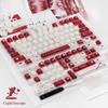Колпачки для клавиатуры Cupid CHERRY PBT Романтический Rose Red AULA F75 F87 Ретро Красный Набор колпачков