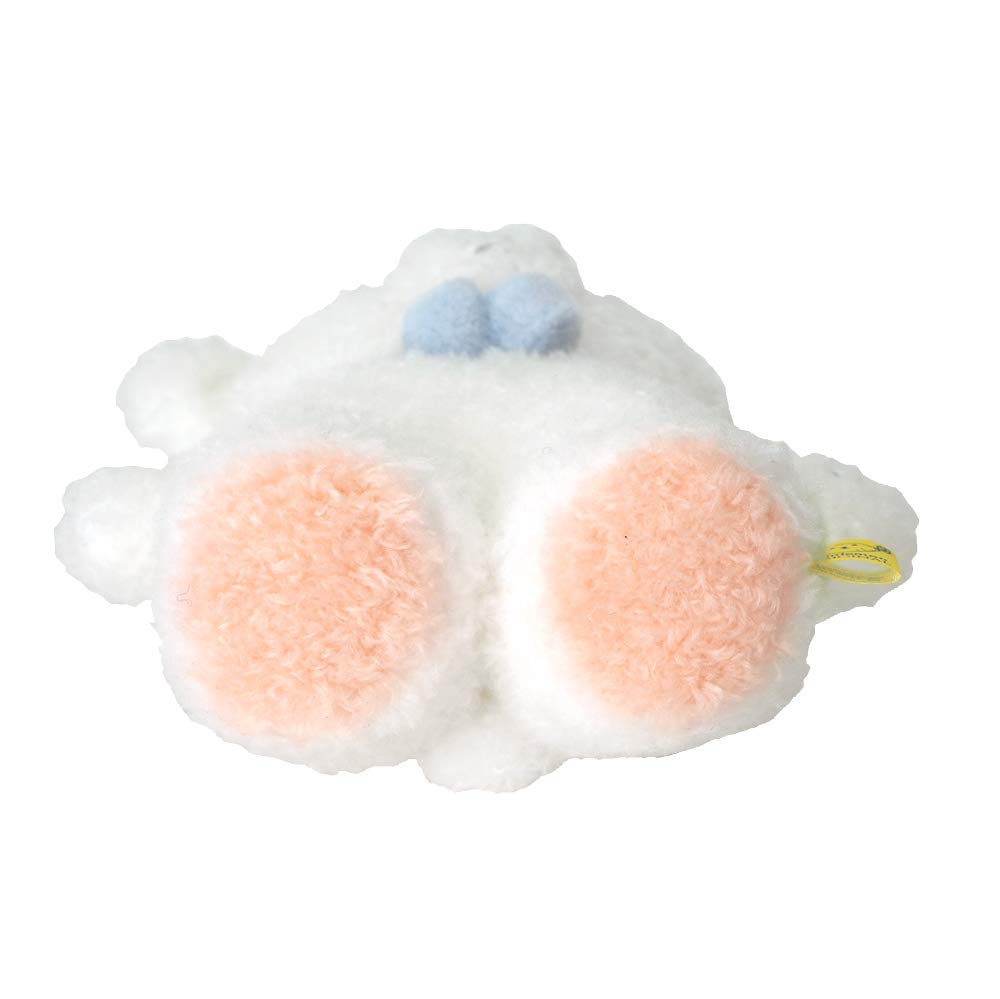 Sun Lemon Fluffy Watton Dog White Small x x cm Plush Animal 11.2 7.5 14.3