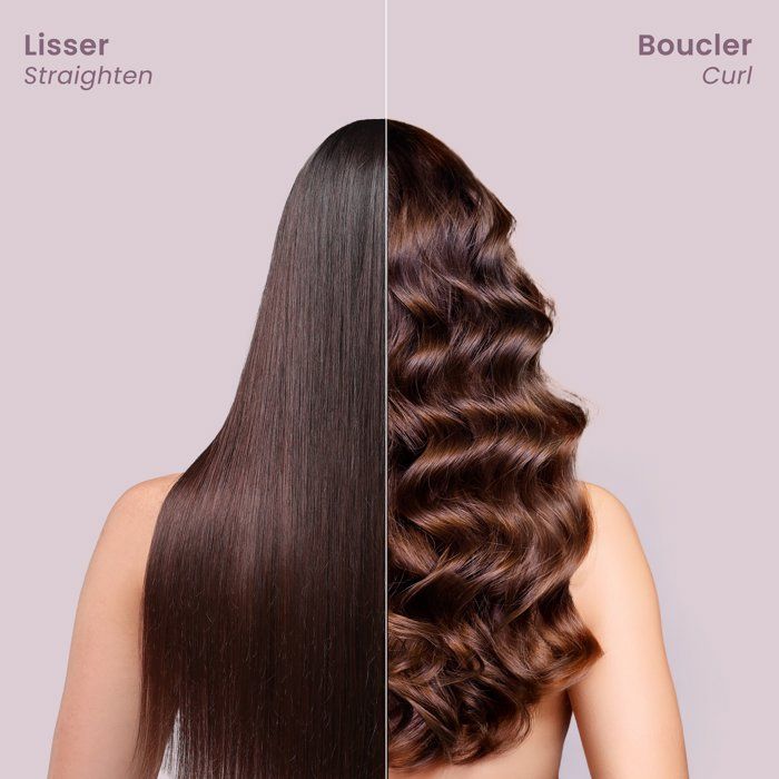 Set lisseur et boucleur - LIVOO - DOS215 - Céramique - 2-en-1 - Chauffe rapide