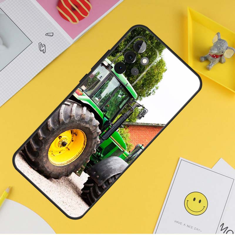 Сельскохозяйственный трактор для Samsung Galaxy A14 A34 A54 A12 A32 A52 A51 A71 A53 A33 A13 A15 A25 A35 A55 чехол для телефона
