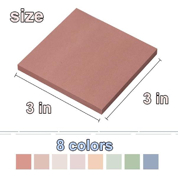 (16 Pack) Pop Up Sticky Notes 3x3 in Accordion Stickies Super Sticking Power Memo Pads Vintage Colors