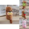 Cute Plush Capybara Keychain Adorable Stuffed Animal For Students Backpack Decoration