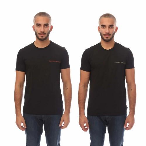 Emporio Armani Mens Crew Neck T-Shirt (Pack of 2)