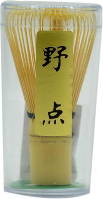 Миниатюрный чайный венчик из белого бамбука от Yamamoto Bamboo Crafts, изготовленный в Японии, для чайной церемонии на открытом воздухе. (ЯМАМОТОТАКИЗАИКУЯ) (Чейзен)