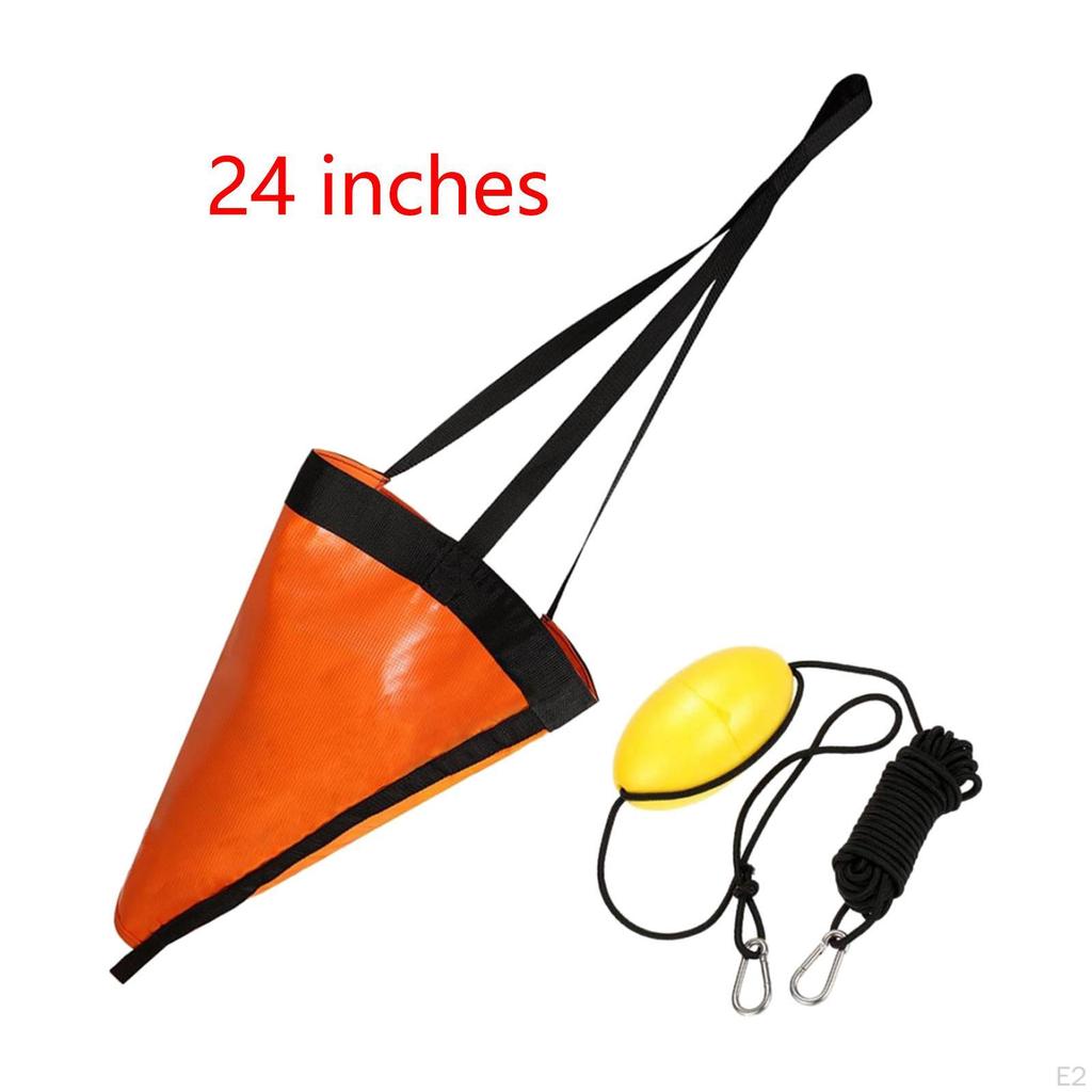 Комплект дрейфующего якоря для каноэ для рыбалки с 30-футовым буксировочным тросом и ПВХ-материалом