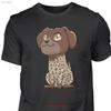Gerunisex Shorthaired Pointer T Shirt Owner Dog Funny Kawaii Unisexs Vintage Designer Clothes Graphic Unisex Streetwear