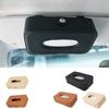 Car Tissue Bag, Leather Sunshade Car Backrest Paper Box, Car Tissue Box
