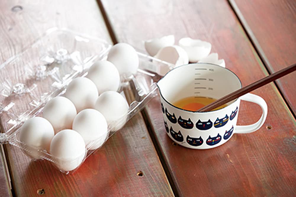 Tamahashi Plune Мерный стакан Mimicoco Эмаль 450 мл, Момо, MC-601