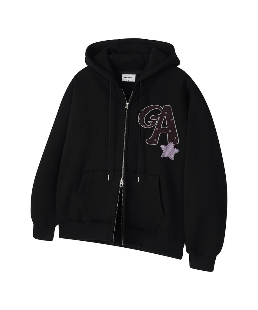 Худи на молнии Gainsboro Ga Stella Patch_Черный