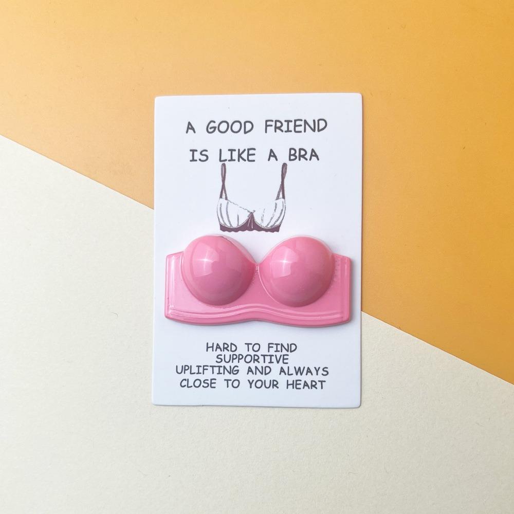 Мини-карман из смолы Hugs a Good Friend Is Like a Bra Упаковка украшена на Новый год, карнавал