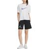 Nike Футболка с абстрактным рисунком от руки, свободная, с круглым вырезом и коротким рукавом, женские топы, белая FD9315-100
