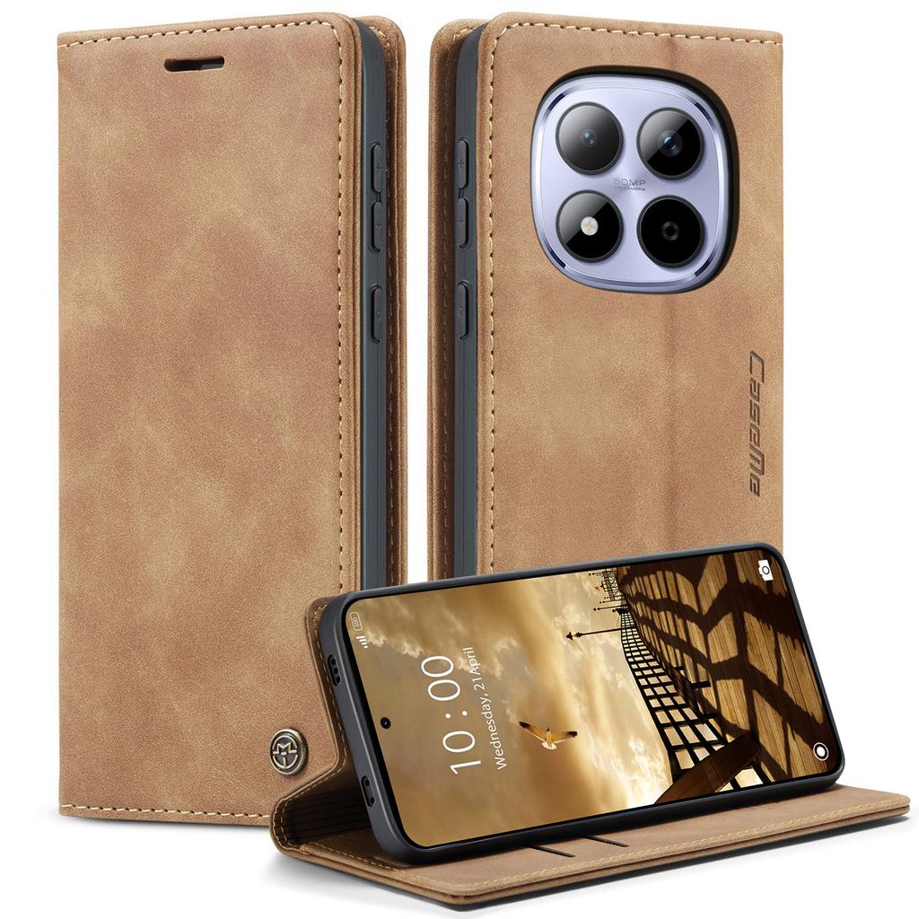 Для Xiaomi Redmi Note 15 Pro 4G (Глобальный) Чехол-кошелек CASEME Серия 013 Кожа PU Чехол для телефона Подставка