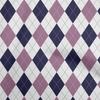 oneOone Cotton Flex Lime & Blue Fabric Check Argyle Dress Material Fabric Print Fabric By The Yard 40 Inch