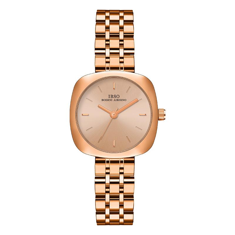 Steel Strap Ladies Watch Square Watch Ladies Gold Vintage