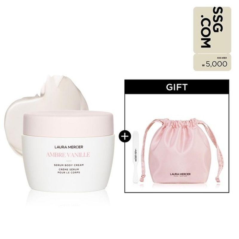 laura mercier Крем-сыворотка для тела с ароматом янтарной ванили