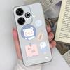 Совместимость с Xiaomi Redmi A3 Pro A4 Note 14 Pro Plus 13 14C 14R K80 Pro K70 Ultra 4G 5G новый чехол милый сова прозрачный силиконовый прочный противоскользящий для Redmi