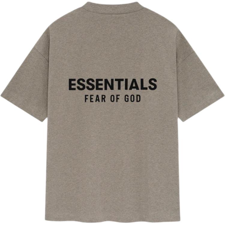 Fear of God Essentials Классическая футболка Homestead Heather Мужские Топы Серый 125AS254191F