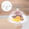 Подставка для торта с куполом, прозрачная, на высокой ножке, для свадебной вечеринки, витрина для десертов, поднос для подачи торта, тарелка для фруктов и закусок, витрина для пекарни