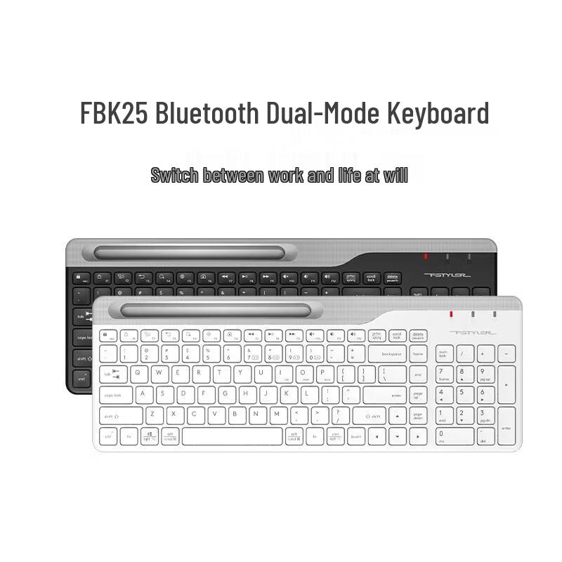 Беспроводная Bluetooth-клавиатура A4TECH FBK25 для нескольких устройств