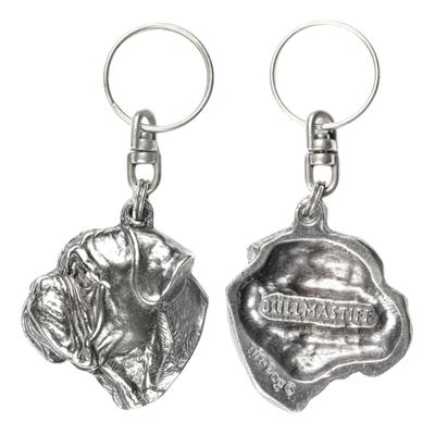 Bullmastiff – Silver-plated Dog Pendant, Handbag Decoration |