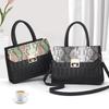 Mother and Child Bag, Handbag, Women's Bag, Two-piece Set, Shoulder Bag, Textured Snake Pattern.