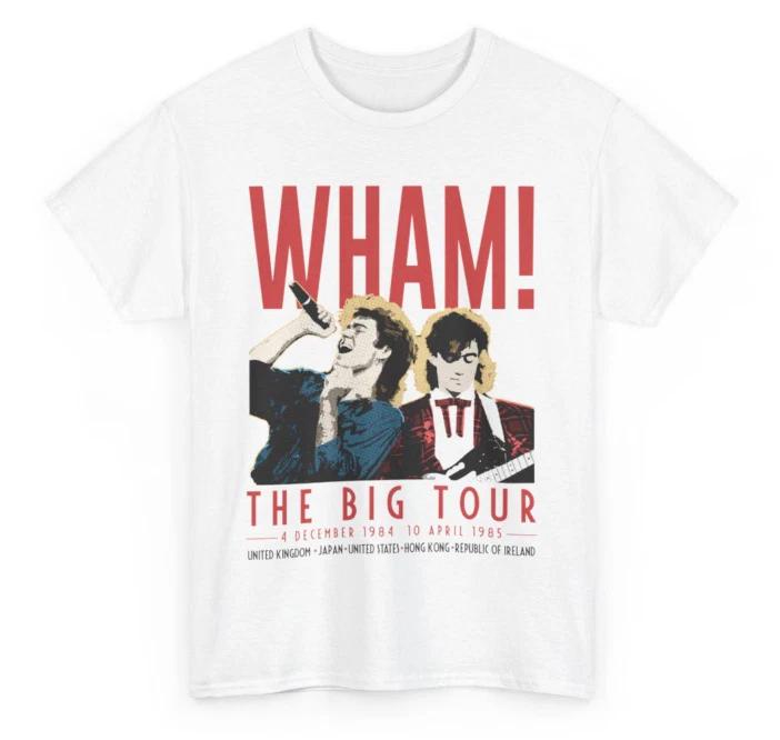 Футболка Wham Retro Tour - Винтажная футболка группы 80-х