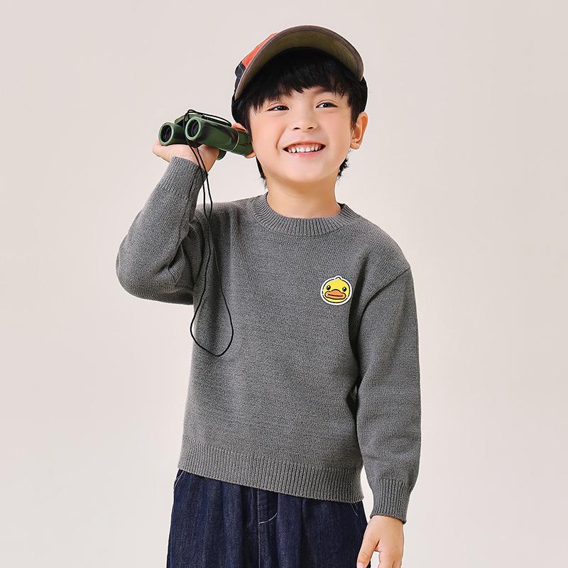 B. Duck Yellow Duck Children's Wear Boys' Hooded Sweater